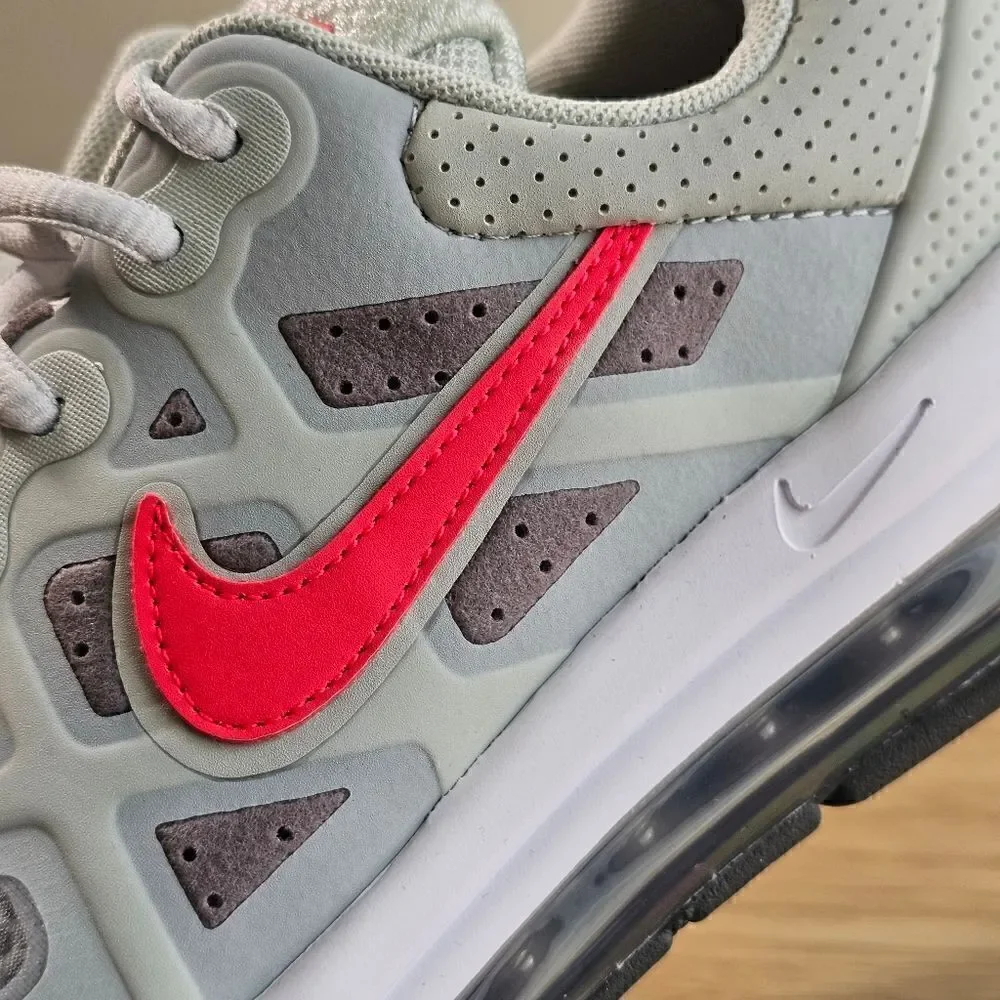 Nike Air Max Genome 360 Shoes Youth 7 Grey White Red Black Vapormax Sneakers New